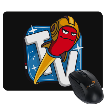 Motiv: Mousepad Textil - Senderlogo - bestimme auf Wunsch Details wie Produkt, Grösse, Farbe und Position selbst ! Motiv: Mousepad Textil - Senderlogo