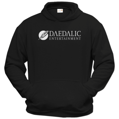 Motiv: Hoodie Classic - Daedalic Logo - bestimme auf Wunsch Details wie Produkt, Grösse, Farbe und Position selbst ! Motiv: Hoodie Classic - Daedalic Logo