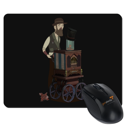 Motiv: Mousepad Textil - The Devils Men - Orgelspieler - bestimme auf Wunsch Details wie Produkt, Grösse, Farbe und Position selbst ! Motiv: Mousepad Textil - The Devils Men - Orgelspieler