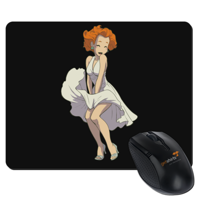 Motiv: Mousepad Textil - Deponia - Marilyn Monroe Goal - bestimme auf Wunsch Details wie Produkt, Grösse, Farbe und Position selbst ! Motiv: Mousepad Textil - Deponia - Marilyn Monroe Goal