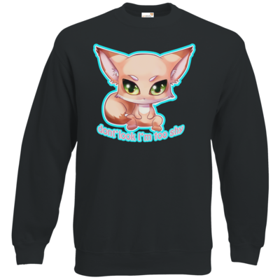 Motiv: Sweatshirt Classic - Don't look - bestimme auf Wunsch Details wie Produkt, Grösse, Farbe und Position selbst ! Motiv: Sweatshirt Classic - Don't look