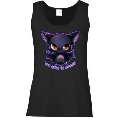 Motiv: Tank Top Damen Classic - Too cute to spook - bestimme auf Wunsch Details wie Produkt, Grösse, Farbe und Position selbst ! Motiv: Tank Top Damen Classic - Too cute to spook