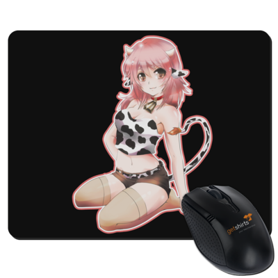 Motiv: Mousepad Textil - Milky - bestimme auf Wunsch Details wie Produkt, Grösse, Farbe und Position selbst ! Motiv: Mousepad Textil - Milky
