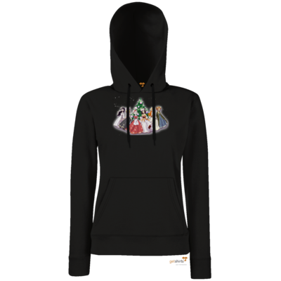 Motiv: Hoodie Damen Classic - Hommage - Daedalic Princess - bestimme auf Wunsch Details wie Produkt, Grösse, Farbe und Position selbst ! Motiv: Hoodie Damen Classic - Hommage - Daedalic Princess