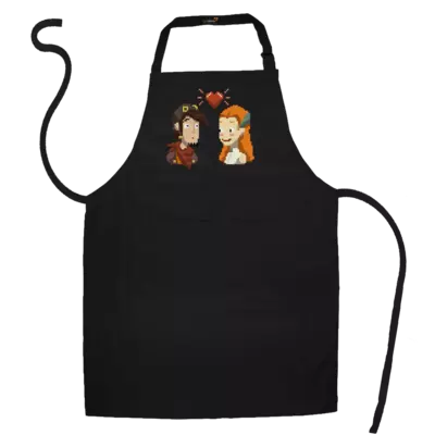 Motiv: Schürze - Deponia - Pixel Liebe - bestimme auf Wunsch Details wie Produkt, Grösse, Farbe und Position selbst ! Motiv: Schürze - Deponia - Pixel Liebe