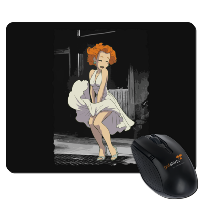 Motiv: Mousepad Textil - Hommage - Marylin Mongoal - bestimme auf Wunsch Details wie Produkt, Grösse, Farbe und Position selbst ! Motiv: Mousepad Textil - Hommage - Marylin Mongoal