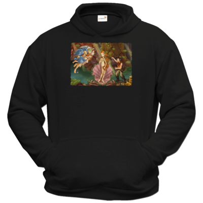 Motiv: Hoodie Classic - Hommage - Die Geburt der Goal - bestimme auf Wunsch Details wie Produkt, Grösse, Farbe und Position selbst ! Motiv: Hoodie Classic - Hommage - Die Geburt der Goal