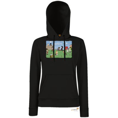 Motiv: Hoodie Damen Classic - Hommage - Deadnuts - bestimme auf Wunsch Details wie Produkt, Grösse, Farbe und Position selbst ! Motiv: Hoodie Damen Classic - Hommage - Deadnuts