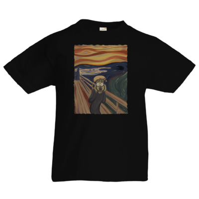 Motiv: Kids T-Shirt Premium FAIR WEAR - Hommage - Der Schrei - bestimme auf Wunsch Details wie Produkt, Grösse, Farbe und Position selbst ! Motiv: Kids T-Shirt Premium FAIR WEAR - Hommage - Der Schrei
