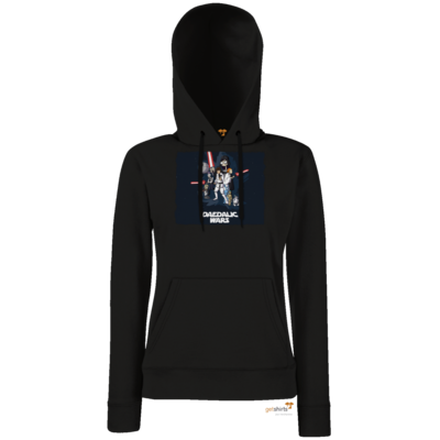 Motiv: Hoodie Damen Classic - Hommage - Daedalic Wars - bestimme auf Wunsch Details wie Produkt, Grösse, Farbe und Position selbst ! Motiv: Hoodie Damen Classic - Hommage - Daedalic Wars