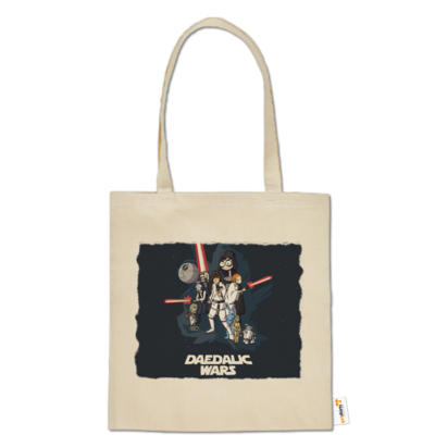 Motiv: Baumwolltasche - Hommage - Daedalic Wars - bestimme auf Wunsch Details wie Produkt, Grösse, Farbe und Position selbst ! Motiv: Baumwolltasche - Hommage - Daedalic Wars