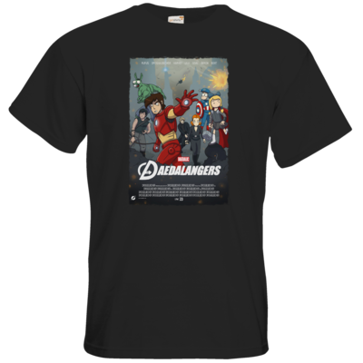 Motiv: T-Shirt Premium FAIR WEAR - Hommagen - Daedalangers - bestimme auf Wunsch Details wie Produkt, Grösse, Farbe und Position selbst ! Motiv: T-Shirt Premium FAIR WEAR - Hommagen - Daedalangers