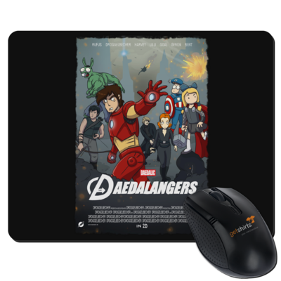 Motiv: Mousepad Textil - Hommagen - Daedalangers - bestimme auf Wunsch Details wie Produkt, Grösse, Farbe und Position selbst ! Motiv: Mousepad Textil - Hommagen - Daedalangers