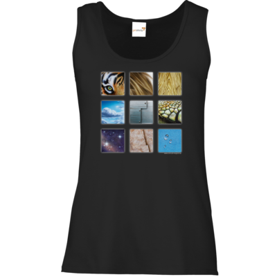 Motiv: Tank Top Damen Classic - Texturen Quadrate - bestimme auf Wunsch Details wie Produkt, Grösse, Farbe und Position selbst ! Motiv: Tank Top Damen Classic - Texturen Quadrate