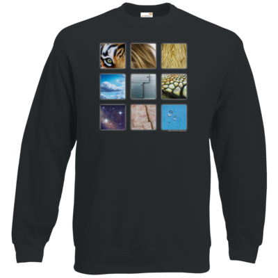 Motiv: Sweatshirt Classic - Texturen Quadrate - bestimme auf Wunsch Details wie Produkt, Grösse, Farbe und Position selbst ! Motiv: Sweatshirt Classic - Texturen Quadrate