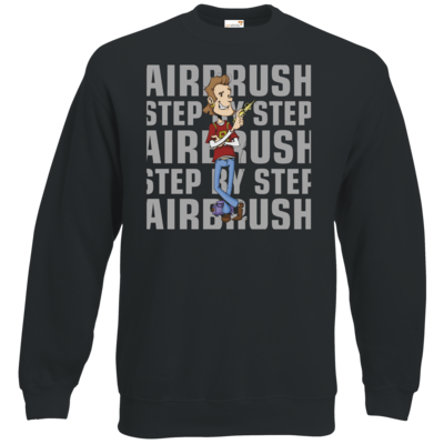Motiv: Sweatshirt Classic - Airhard Step BY Step - bestimme auf Wunsch Details wie Produkt, Grösse, Farbe und Position selbst ! Motiv: Sweatshirt Classic - Airhard Step BY Step