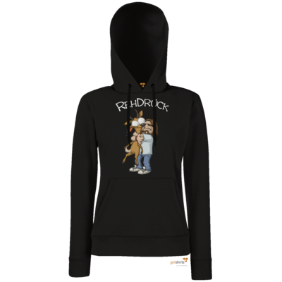 Motiv: Hoodie Damen Classic - RehDrueck - bestimme auf Wunsch Details wie Produkt, Grösse, Farbe und Position selbst ! Motiv: Hoodie Damen Classic - RehDrueck
