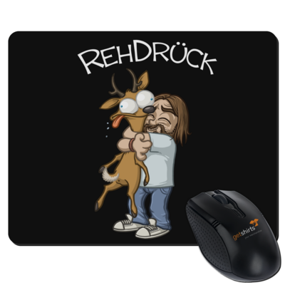 Motiv: Mousepad Textil - RehDrueck - bestimme auf Wunsch Details wie Produkt, Grösse, Farbe und Position selbst ! Motiv: Mousepad Textil - RehDrueck