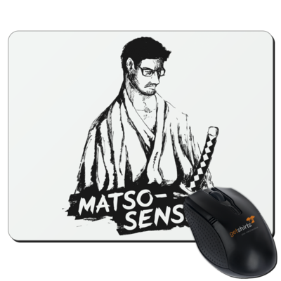 Motiv: Mousepad Textil - Matso-Sensei - bestimme auf Wunsch Details wie Produkt, Grösse, Farbe und Position selbst ! Motiv: Mousepad Textil - Matso-Sensei