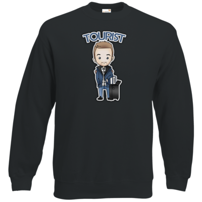 Motiv: Sweatshirt Classic - Tourist - bestimme auf Wunsch Details wie Produkt, Grösse, Farbe und Position selbst ! Motiv: Sweatshirt Classic - Tourist