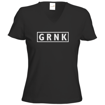 Motiv: T-Shirt Damen V-Neck Classic - Grnk - bestimme auf Wunsch Details wie Produkt, Grösse, Farbe und Position selbst ! Motiv: T-Shirt Damen V-Neck Classic - Grnk