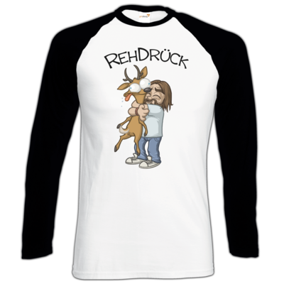Motiv: Longsleeve Baseball T - RehDrueck - bestimme auf Wunsch Details wie Produkt, Grösse, Farbe und Position selbst ! Motiv: Longsleeve Baseball T - RehDrueck