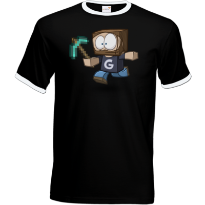 Motiv: T-Shirt Ringer - Gronkhcraft - bestimme auf Wunsch Details wie Produkt, Grösse, Farbe und Position selbst ! Motiv: T-Shirt Ringer - Gronkhcraft