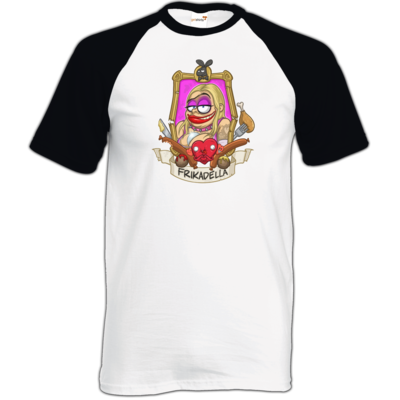 Motiv: TShirt Baseball - Frikadella - bestimme auf Wunsch Details wie Produkt, Grösse, Farbe und Position selbst ! Motiv: TShirt Baseball - Frikadella
