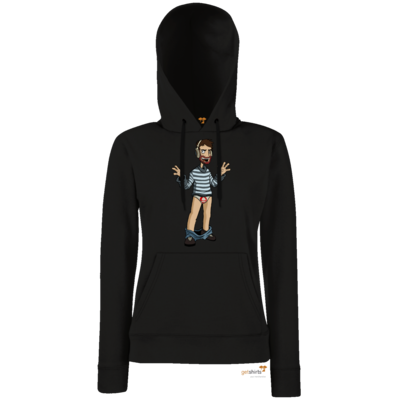 Motiv: Hoodie Damen Classic - Hosenlos - bestimme auf Wunsch Details wie Produkt, Grösse, Farbe und Position selbst ! Motiv: Hoodie Damen Classic - Hosenlos