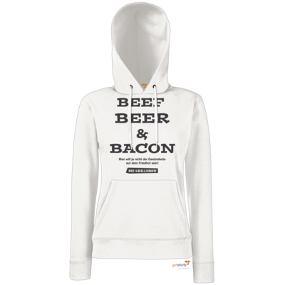 Motiv: Hoodie Damen Classic - Grillshow nicht der Gesuendeste - bestimme auf Wunsch Details wie Produkt, Grösse, Farbe und Position selbst ! Motiv: Hoodie Damen Classic - Grillshow nicht der Gesuendeste