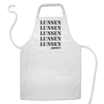 Motiv: Schürze - Grillshow Lunsen - bestimme auf Wunsch Details wie Produkt, Grösse, Farbe und Position selbst ! Motiv: Schürze - Grillshow Lunsen