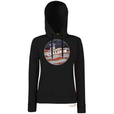 Motiv: Hoodie Damen Classic - Die Grillshow - Button 