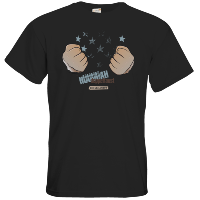 Motiv: T-Shirt Premium FAIR WEAR - Grillshow Doppelfaust - bestimme auf Wunsch Details wie Produkt, Grösse, Farbe und Position selbst ! Motiv: T-Shirt Premium FAIR WEAR - Grillshow Doppelfaust