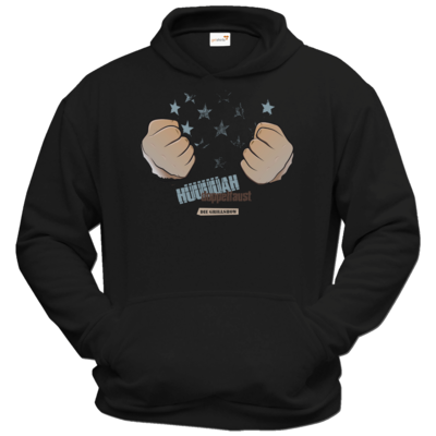 Motiv: Hoodie Classic - Grillshow Doppelfaust - bestimme auf Wunsch Details wie Produkt, Grösse, Farbe und Position selbst ! Motiv: Hoodie Classic - Grillshow Doppelfaust