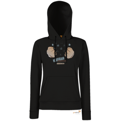 Motiv: Hoodie Damen Classic - Grillshow Doppelfaust - bestimme auf Wunsch Details wie Produkt, Grösse, Farbe und Position selbst ! Motiv: Hoodie Damen Classic - Grillshow Doppelfaust
