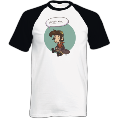 Motiv: TShirt Baseball - Deponia Doomsday - Rufus wars nicht - bestimme auf Wunsch Details wie Produkt, Grösse, Farbe und Position selbst ! Motiv: TShirt Baseball - Deponia Doomsday - Rufus wars nicht