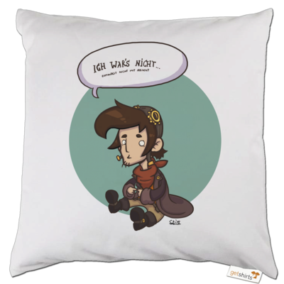 Motiv: Kissen - Deponia Doomsday - Rufus wars nicht - bestimme auf Wunsch Details wie Produkt, Grösse, Farbe und Position selbst ! Motiv: Kissen - Deponia Doomsday - Rufus wars nicht