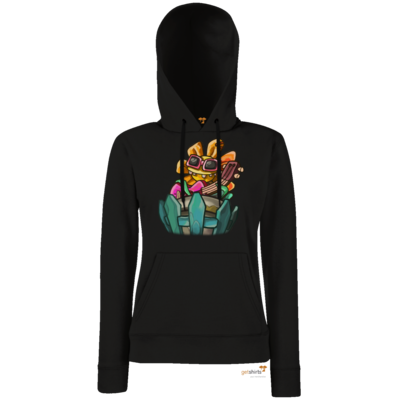 Motiv: Hoodie Damen Classic - Deponia Doomsday - Ronny - bestimme auf Wunsch Details wie Produkt, Grösse, Farbe und Position selbst ! Motiv: Hoodie Damen Classic - Deponia Doomsday - Ronny