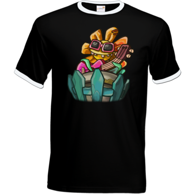 Motiv: T-Shirt Ringer - Deponia Doomsday - Ronny - bestimme auf Wunsch Details wie Produkt, Grösse, Farbe und Position selbst ! Motiv: T-Shirt Ringer - Deponia Doomsday - Ronny