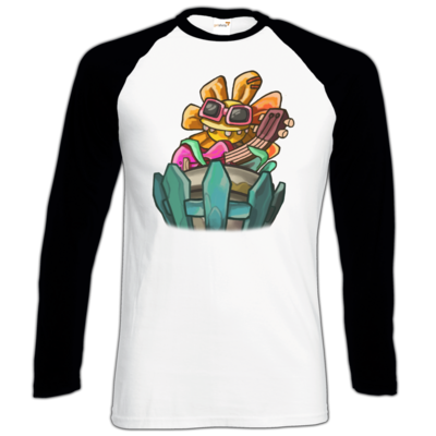 Motiv: Longsleeve Baseball T - Deponia Doomsday - Ronny - bestimme auf Wunsch Details wie Produkt, Grösse, Farbe und Position selbst ! Motiv: Longsleeve Baseball T - Deponia Doomsday - Ronny