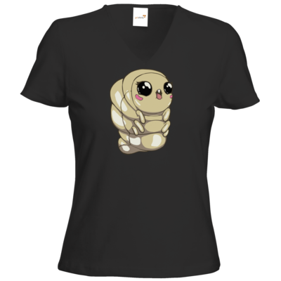 Motiv: T-Shirt Damen V-Neck Classic - Deponia Doomsday - Melinda - bestimme auf Wunsch Details wie Produkt, Grösse, Farbe und Position selbst ! Motiv: T-Shirt Damen V-Neck Classic - Deponia Doomsday - Melinda
