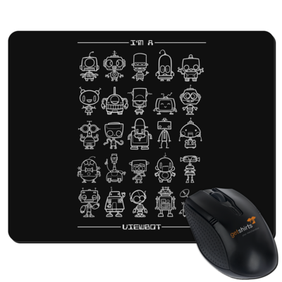 Motiv: Mousepad Textil - Viewbots - bestimme auf Wunsch Details wie Produkt, Grösse, Farbe und Position selbst ! Motiv: Mousepad Textil - Viewbots
