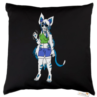 Motiv: Kissen Baumwolle - Maskottchen - bestimme auf Wunsch Details wie Produkt, Grösse, Farbe und Position selbst ! Motiv: Kissen Baumwolle - Maskottchen