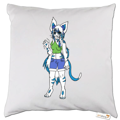 Motiv: Kissen - Maskottchen - bestimme auf Wunsch Details wie Produkt, Grösse, Farbe und Position selbst ! Motiv: Kissen - Maskottchen