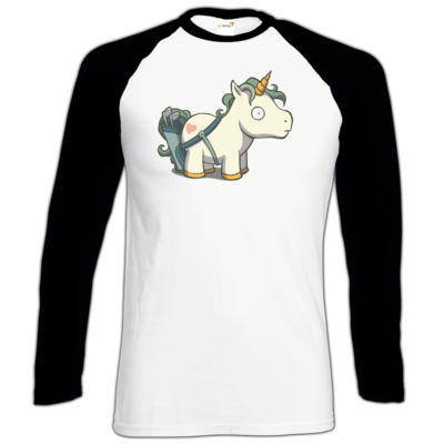 Motiv: Longsleeve Baseball T - Deponia Unicaddy - bestimme auf Wunsch Details wie Produkt, Grösse, Farbe und Position selbst ! Motiv: Longsleeve Baseball T - Deponia Unicaddy