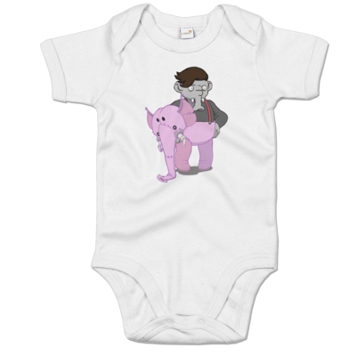 Motiv: Baby Body Organic - Deponia Kugo - bestimme auf Wunsch Details wie Produkt, Grösse, Farbe und Position selbst ! Motiv: Baby Body Organic - Deponia Kugo