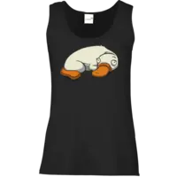 Motiv: Tank Top Damen Classic - Deponia Albinotypus - bestimme auf Wunsch Details wie Produkt, Grösse, Farbe und Position selbst ! Motiv: Tank Top Damen Classic - Deponia Albinotypus