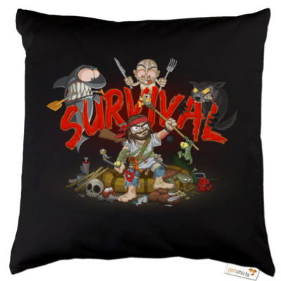 Motiv: Kissen Baumwolle - Survival - bestimme auf Wunsch Details wie Produkt, Grösse, Farbe und Position selbst ! Motiv: Kissen Baumwolle - Survival