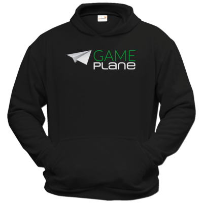 Motiv: Hoodie Classic - Gameplane Logo gruenweiss - bestimme auf Wunsch Details wie Produkt, Grösse, Farbe und Position selbst ! Motiv: Hoodie Classic - Gameplane Logo gruenweiss