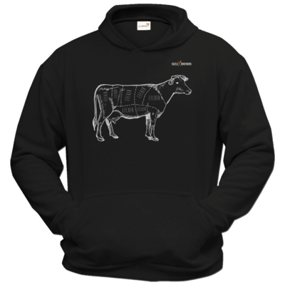 Motiv: Hoodie Classic - SizzleBrothers - Grillen - Meatmap - bestimme auf Wunsch Details wie Produkt, Grösse, Farbe und Position selbst ! Motiv: Hoodie Classic - SizzleBrothers - Grillen - Meatmap